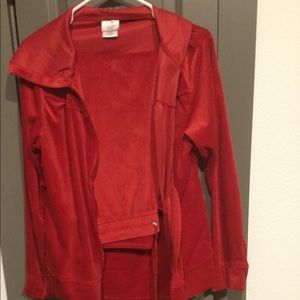 Ladies 2 piece jogging suit. Velour Soft Danskin L